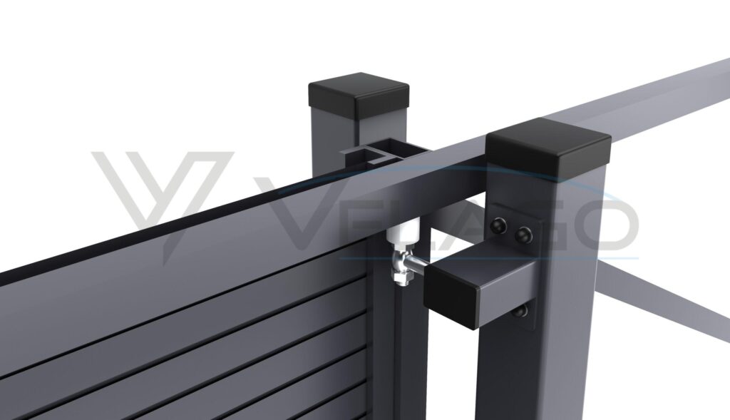 Ogrodzenie aluminiowe COPERTO – efekt żaluzji elewacyjnej w zastosowaniu ogrodzeń zewnętrznych